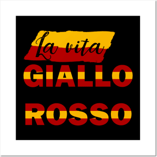 La Vita Giallo Rosso Posters and Art